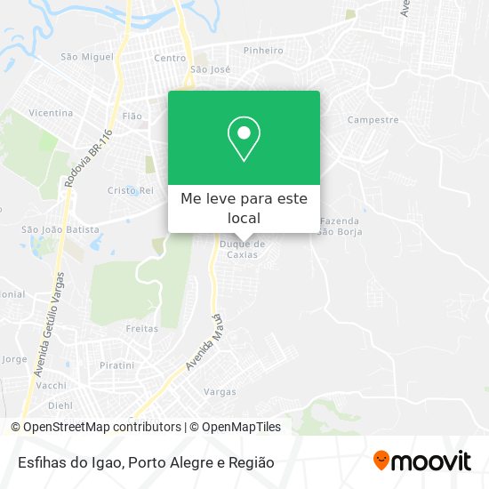 Esfihas do Igao mapa