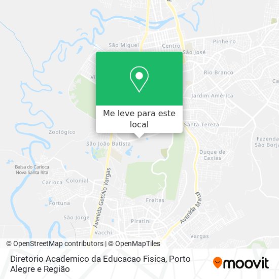 Diretorio Academico da Educacao Fisica mapa