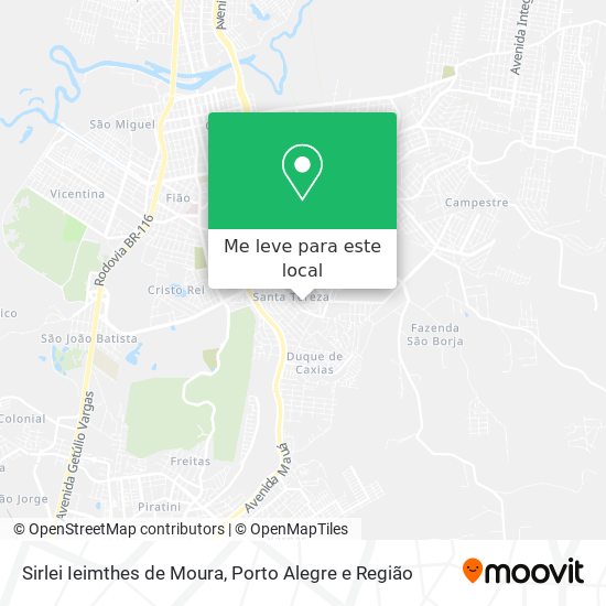 Sirlei Ieimthes de Moura mapa