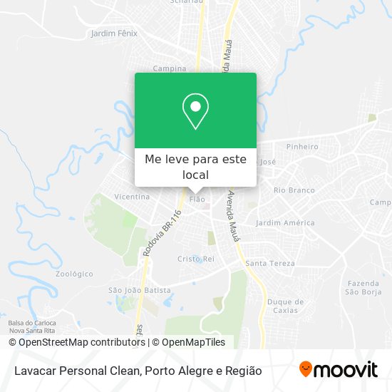Lavacar Personal Clean mapa