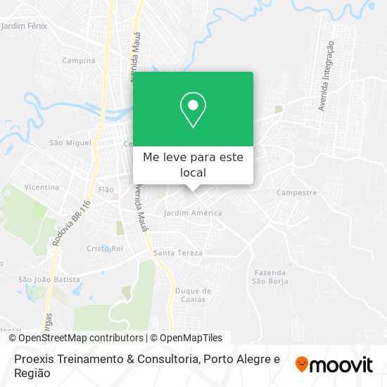 Proexis Treinamento & Consultoria mapa