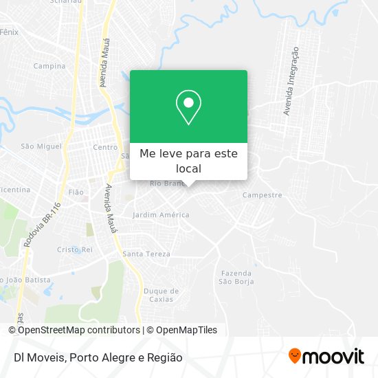 Dl Moveis mapa