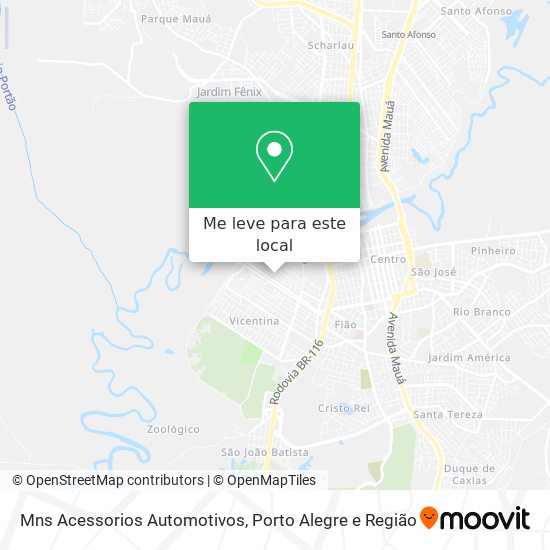 Mns Acessorios Automotivos mapa