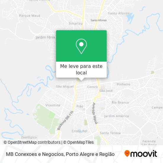 MB Conexoes e Negocios mapa