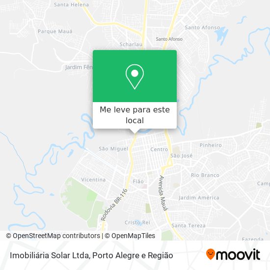 Imobiliária Solar Ltda mapa