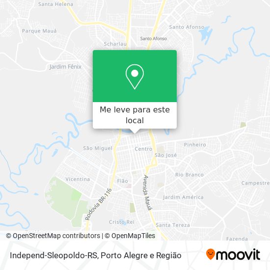 Independ-Sleopoldo-RS mapa