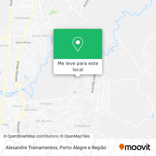 Alexandre Treinamentos mapa