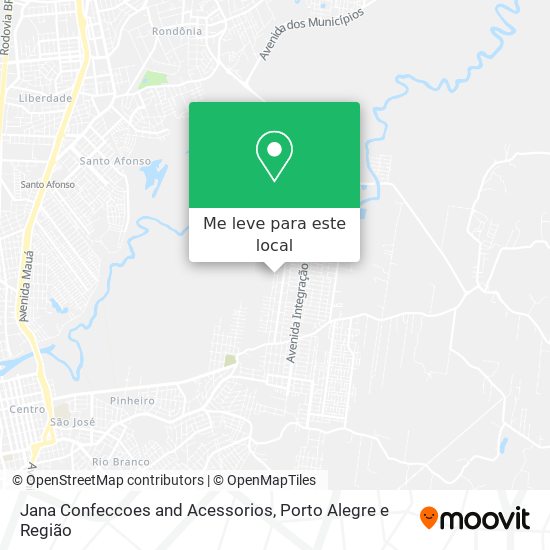 Jana Confeccoes and Acessorios mapa