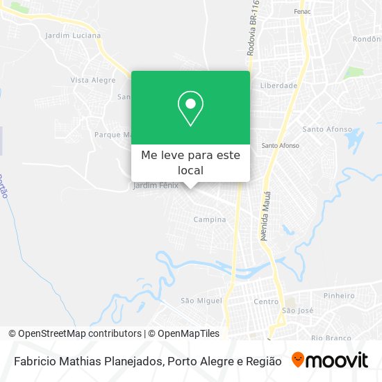Fabricio Mathias Planejados mapa
