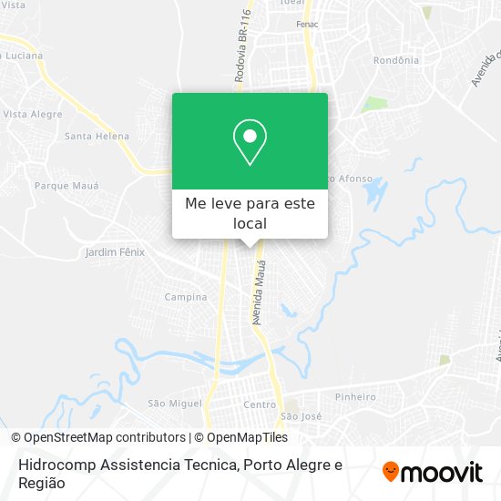 Hidrocomp Assistencia Tecnica mapa