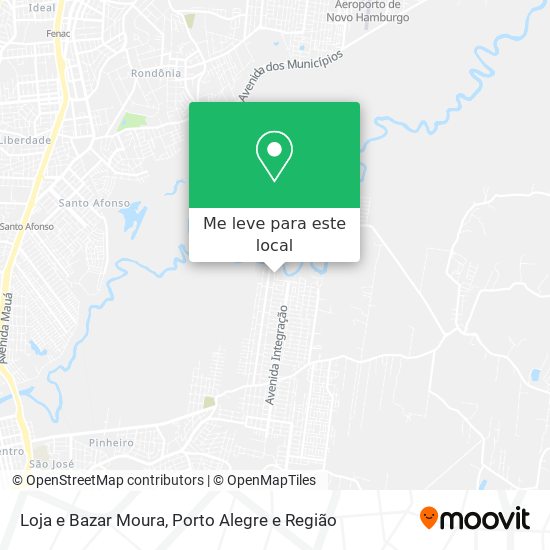 Loja e Bazar Moura mapa