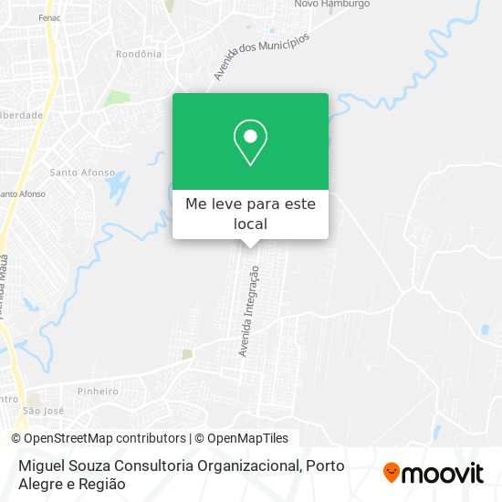 Miguel Souza Consultoria Organizacional mapa