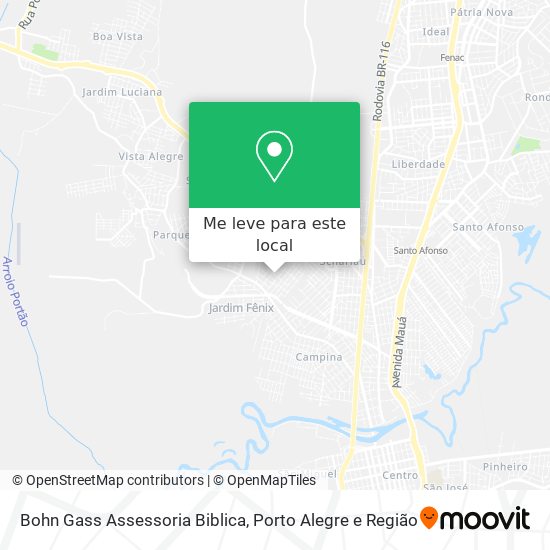 Bohn Gass Assessoria Biblica mapa