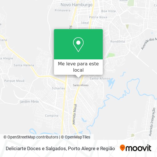 Deliciarte Doces e Salgados mapa