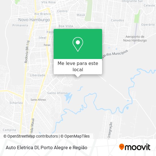 Auto Eletrica Dl mapa