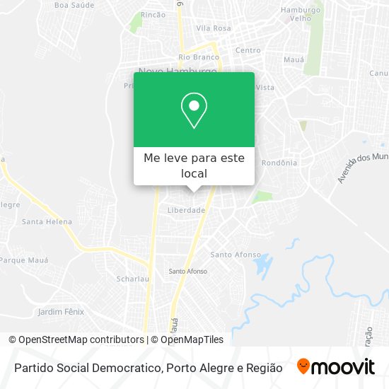 Partido Social Democratico mapa