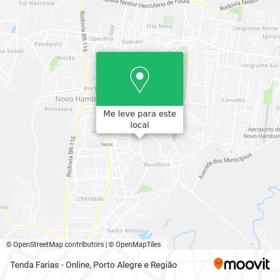 Tenda Farias - Online mapa