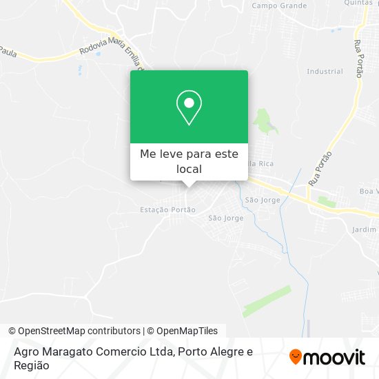 Agro Maragato Comercio Ltda mapa