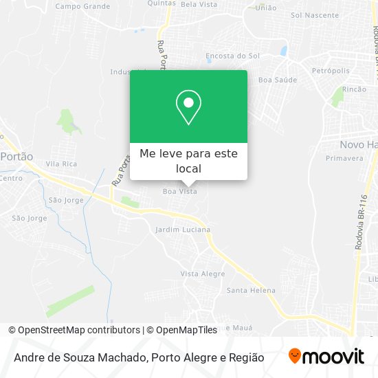 Andre de Souza Machado mapa