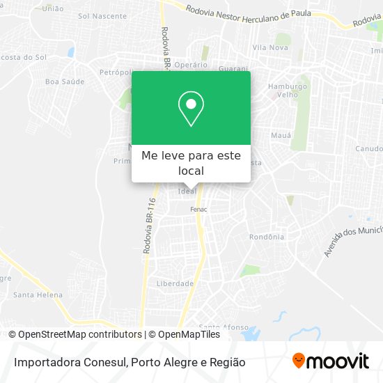 Importadora Conesul mapa