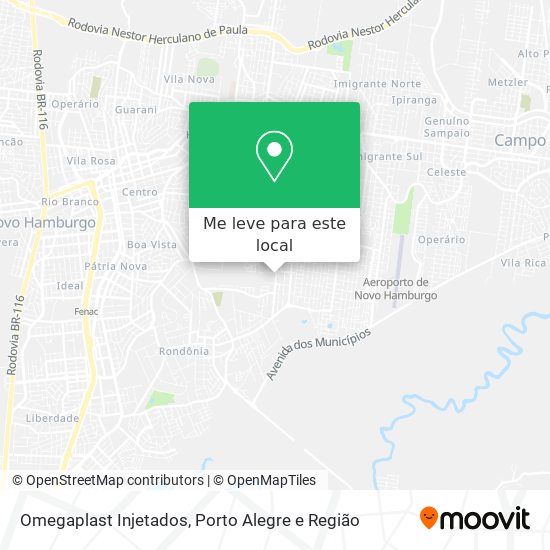 Omegaplast Injetados mapa