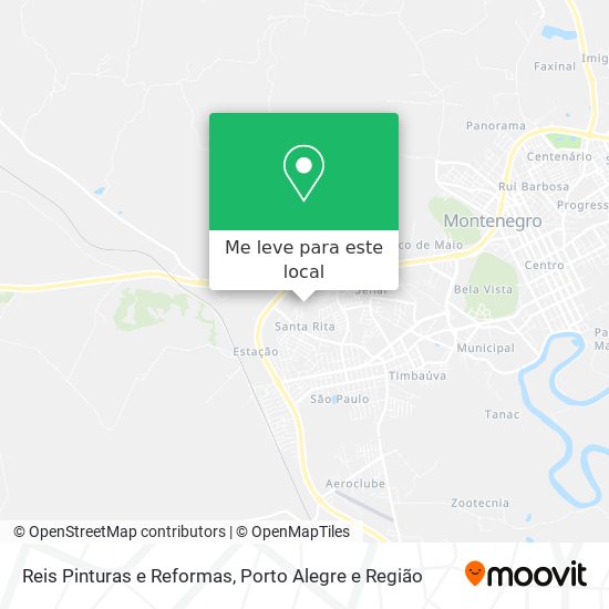 Reis Pinturas e Reformas mapa