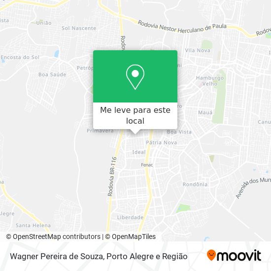 Wagner Pereira de Souza mapa