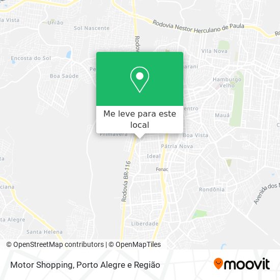 Motor Shopping mapa