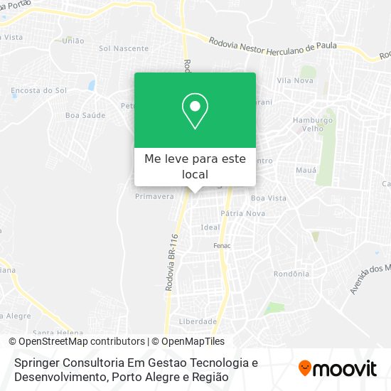 Springer Consultoria Em Gestao Tecnologia e Desenvolvimento mapa