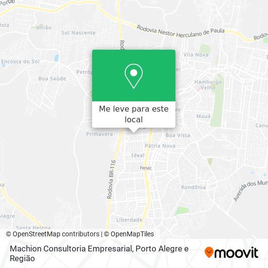 Machion Consultoria Empresarial mapa