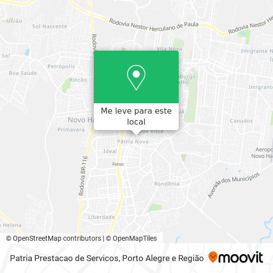 Patria Prestacao de Servicos mapa