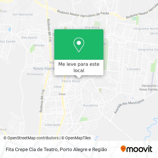 Fita Crepe Cia de Teatro mapa