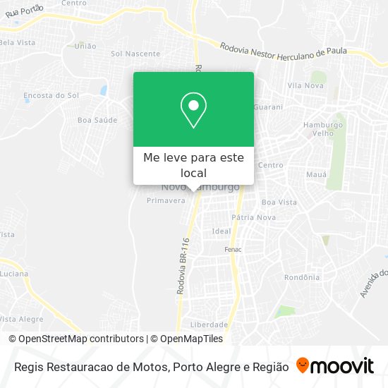 Regis Restauracao de Motos mapa