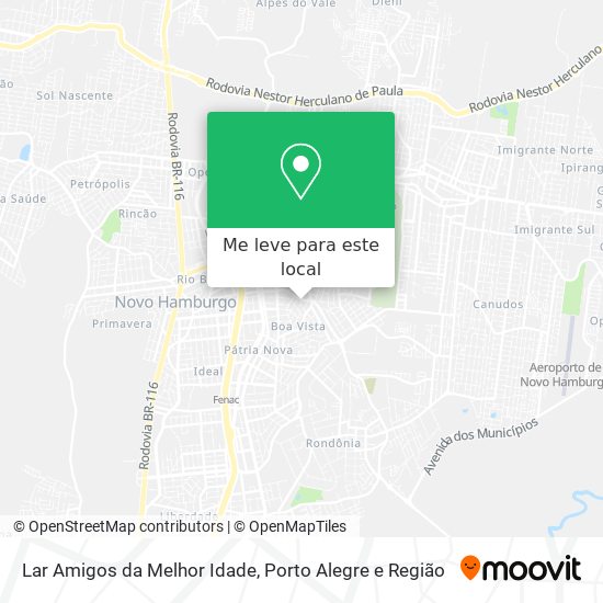 Lar Amigos da Melhor Idade mapa