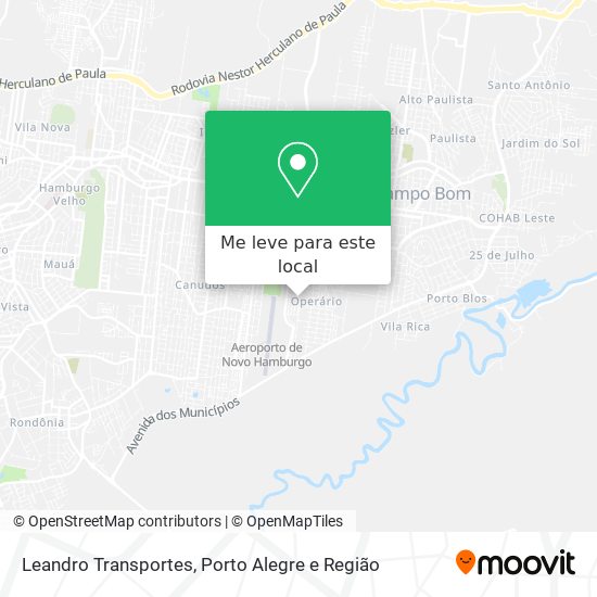 Leandro Transportes mapa