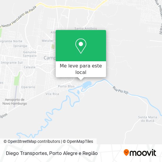 Diego Transportes mapa