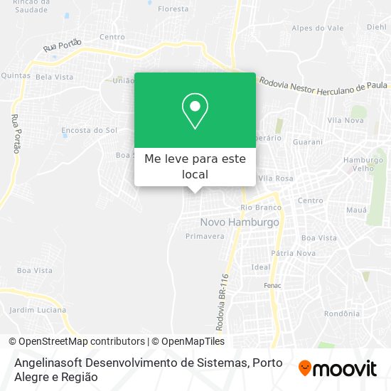 Angelinasoft Desenvolvimento de Sistemas mapa