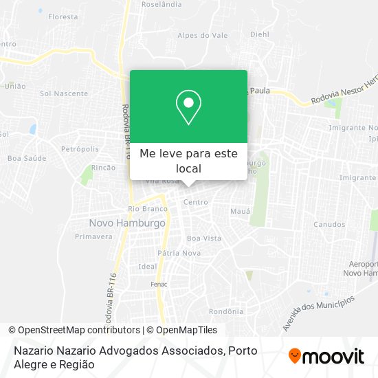 Nazario Nazario Advogados Associados mapa