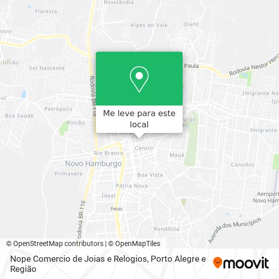 Nope Comercio de Joias e Relogios mapa