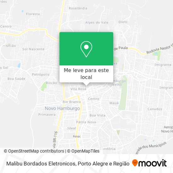 Malibu Bordados Eletronicos mapa