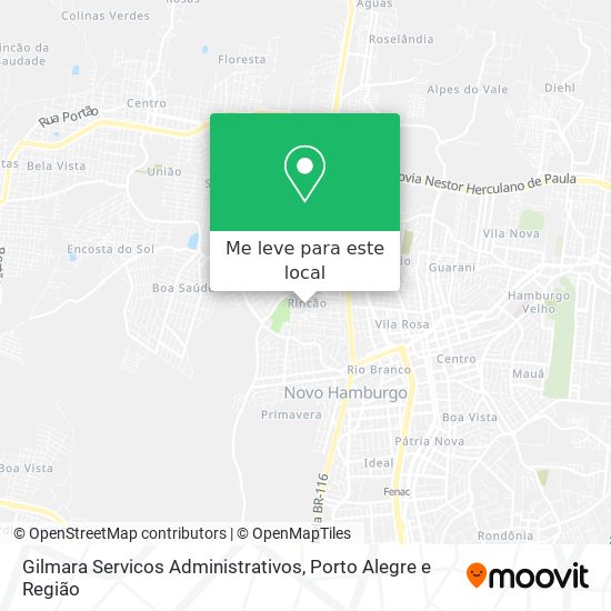 Gilmara Servicos Administrativos mapa