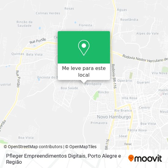 Pfleger Empreendimentos Digitais mapa