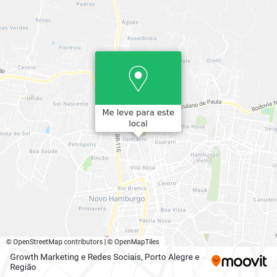 Growth Marketing e Redes Sociais mapa