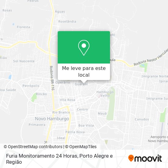 Furia Monitoramento 24 Horas mapa