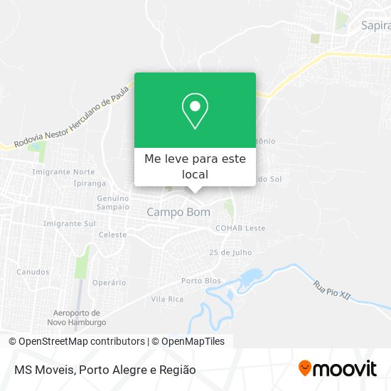 MS Moveis mapa