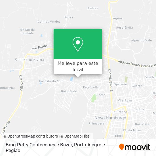 Bmg Petry Confeccoes e Bazar mapa