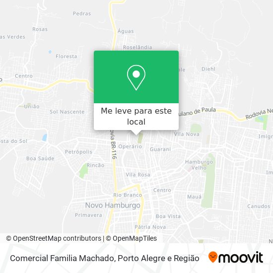 Comercial Familia Machado mapa