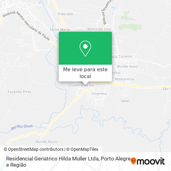 Residencial Geriatrico Hilda Muller Ltda mapa