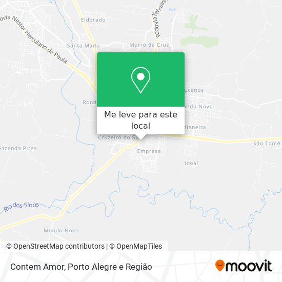 Contem Amor mapa