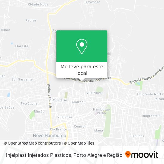 Injelplast Injetados Plasticos mapa